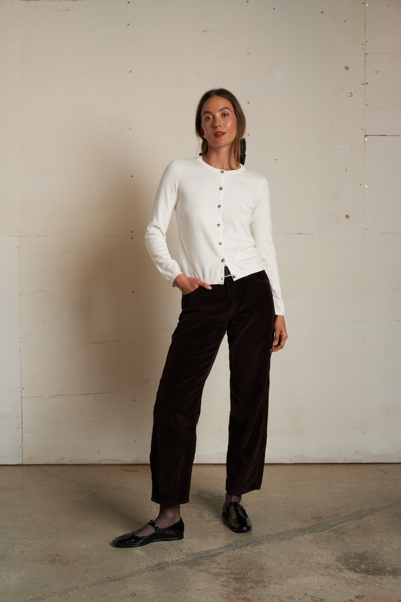 Moira Sugar Cotton Cashmere Cardigan