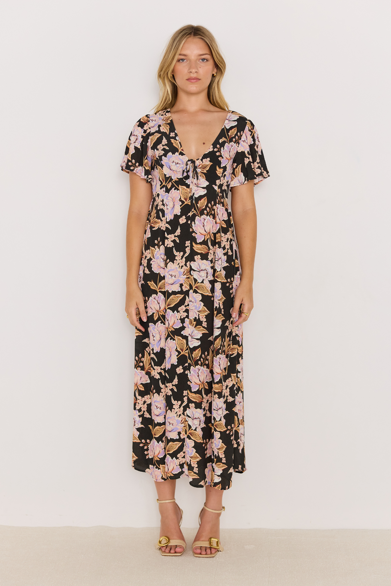 Willow Floral Midi Dress