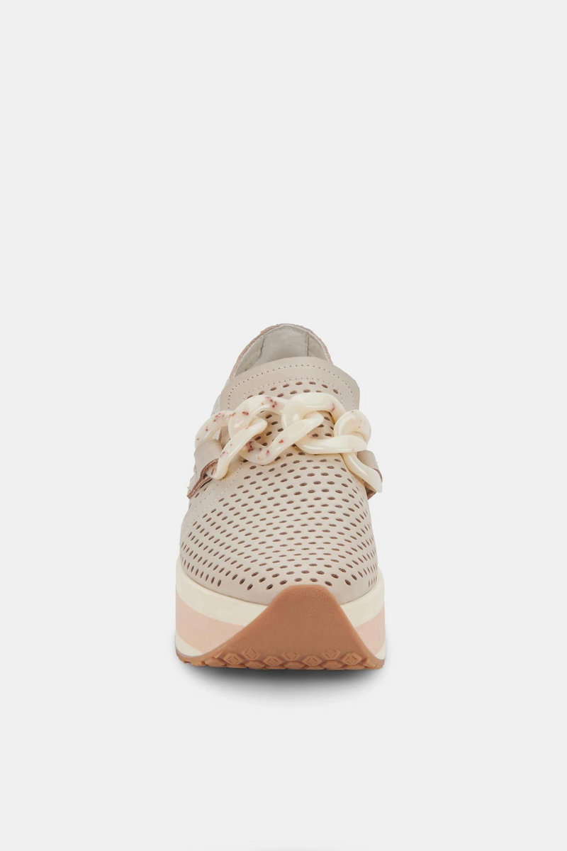 Jhenee Sand Perforated Sneaker