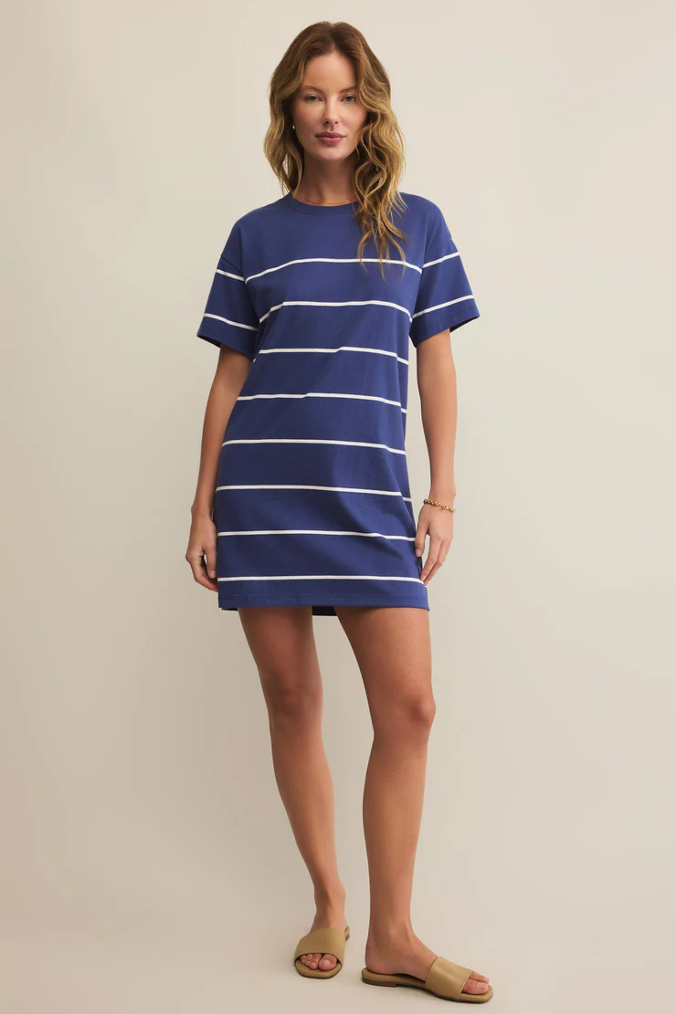 Sway Yacht Blue Stripe Dress