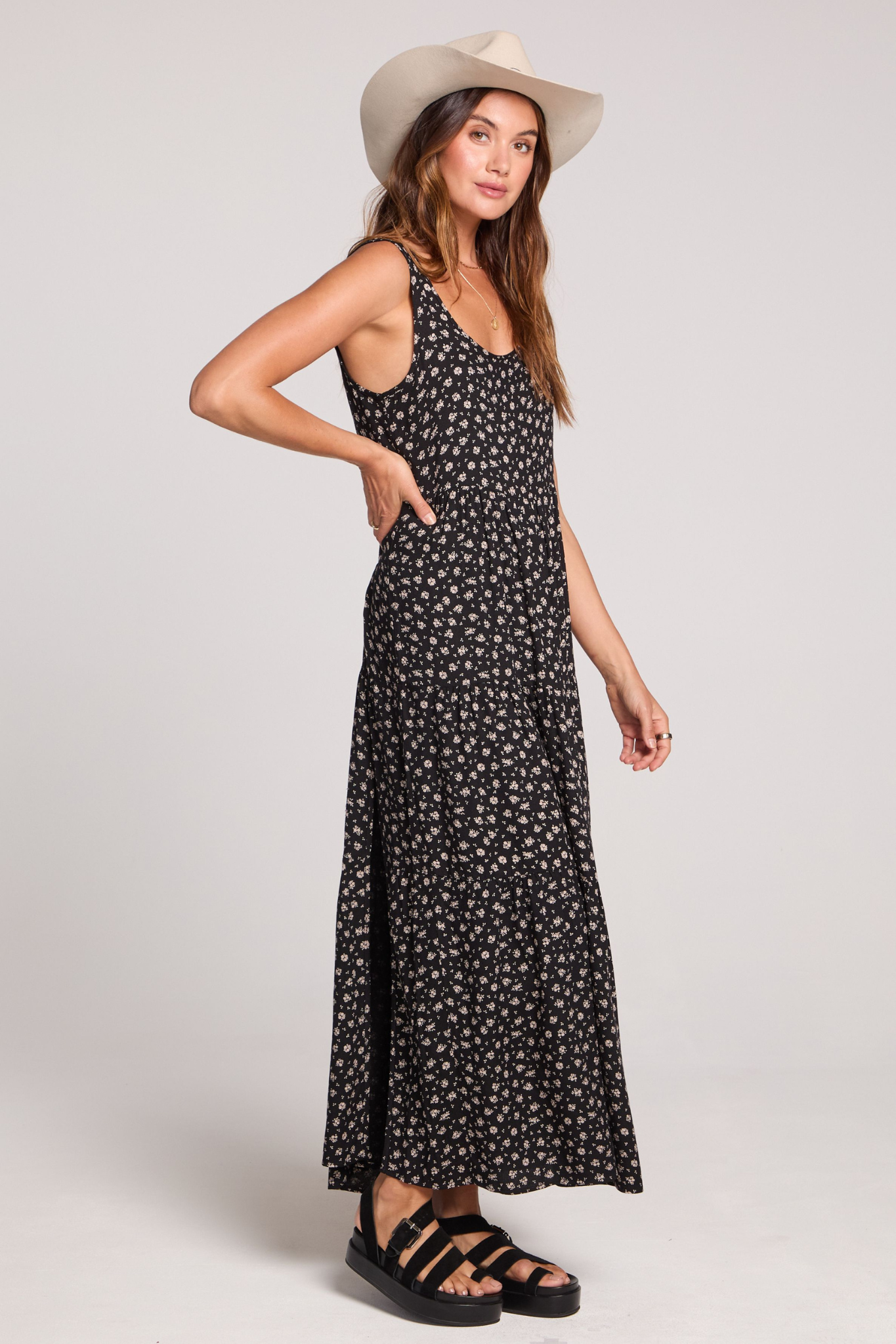 Rome Black Maxi Dress