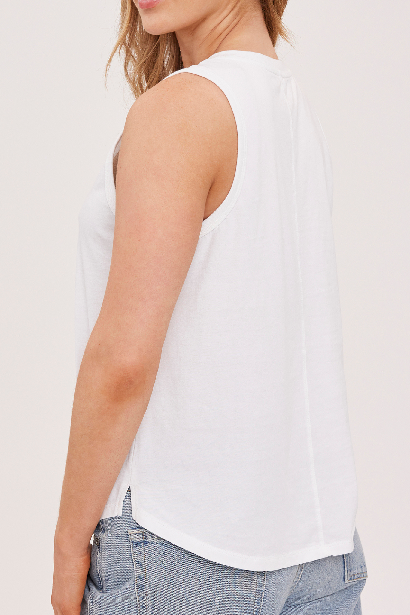 Gisele White Tank