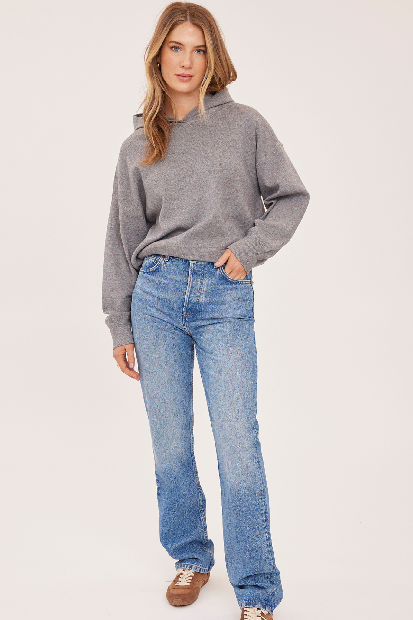 Grayson Heather Grey Hoodie