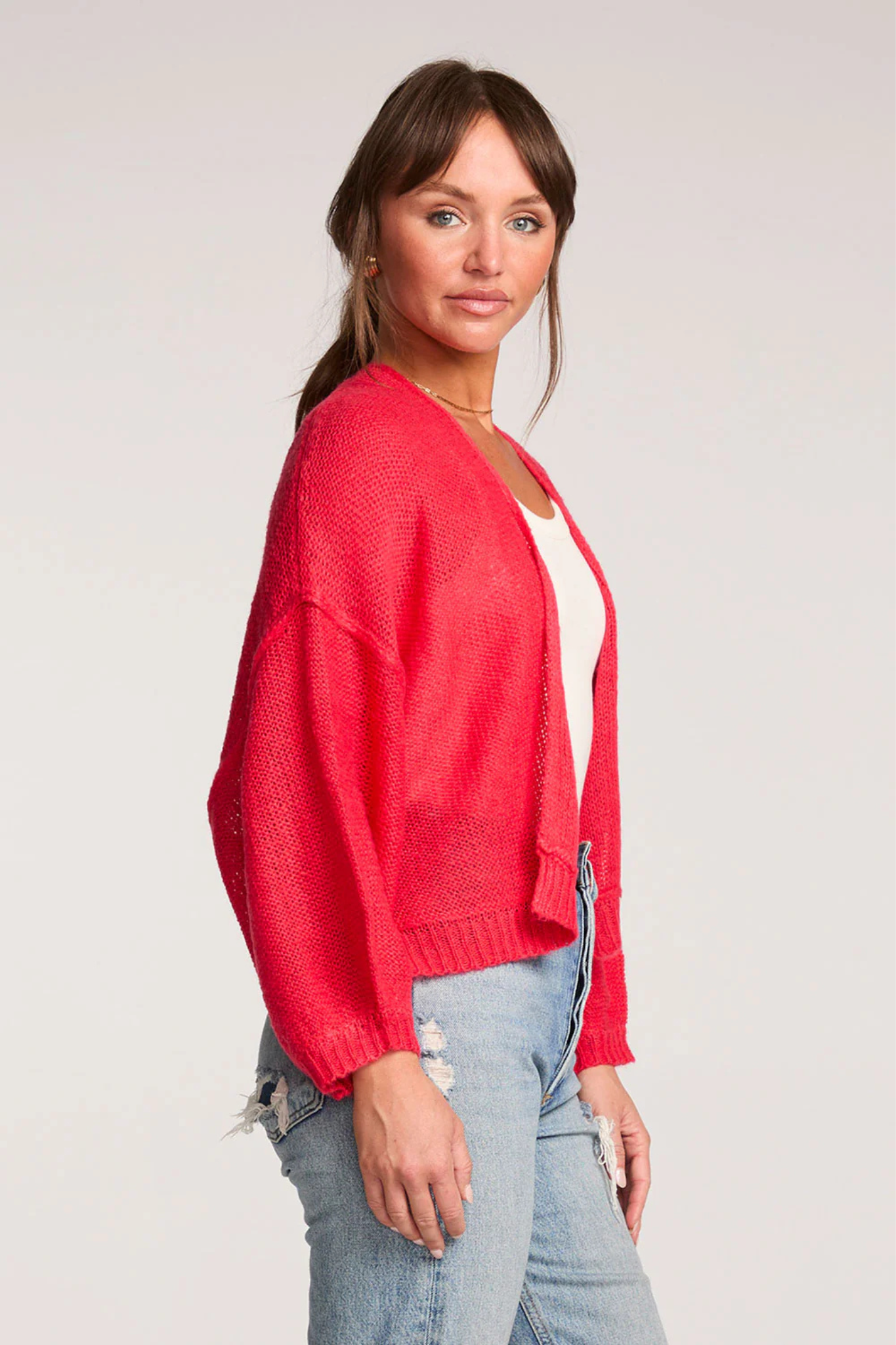 Aden Vintage Red Cardigan