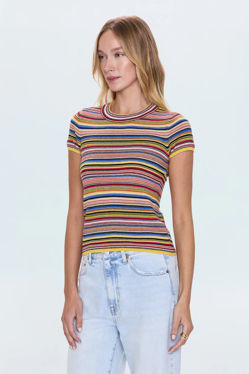 Selene Stripe Baby Tee