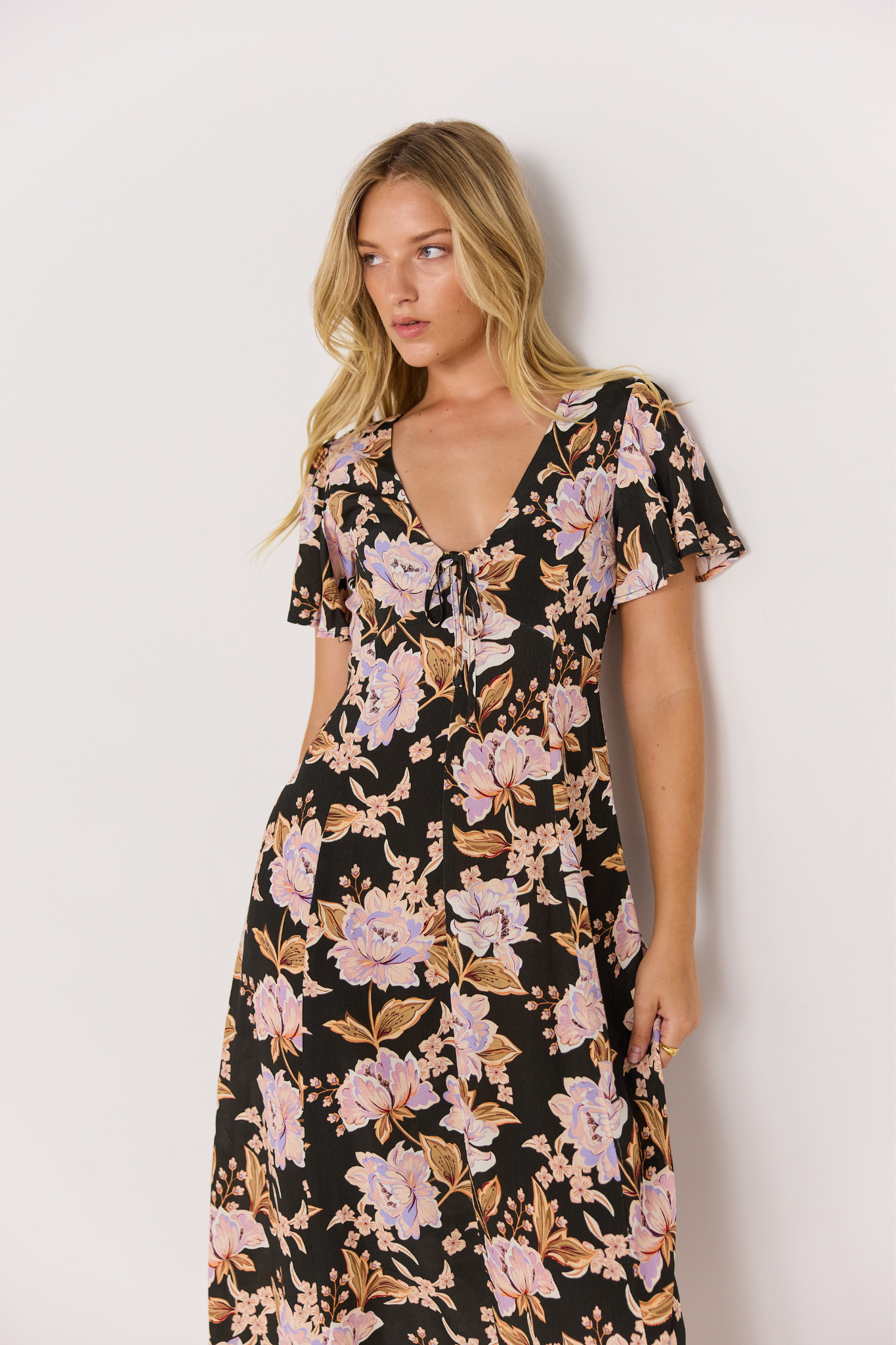 Willow Floral Midi Dress