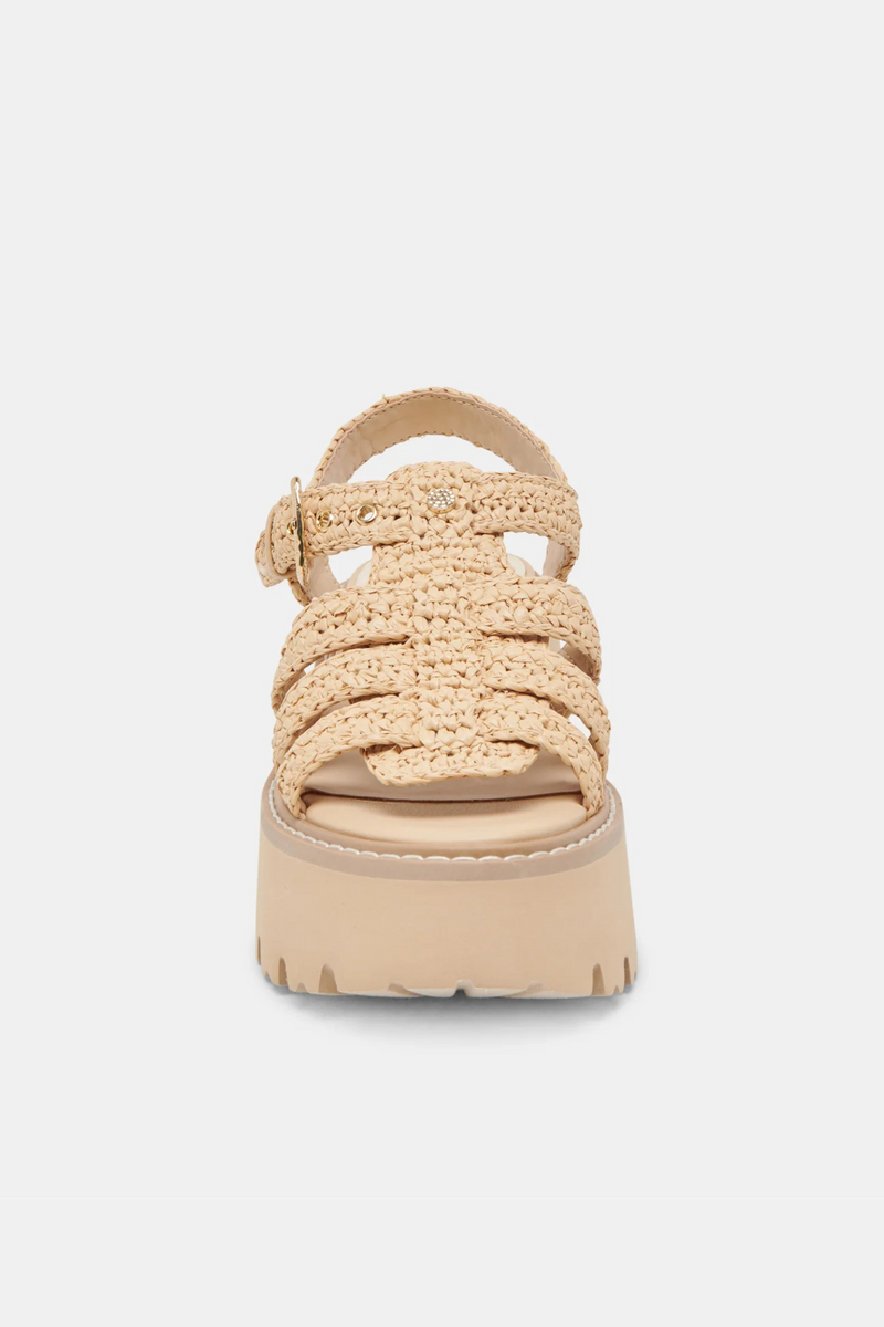 Latice Natural Knit Sandal