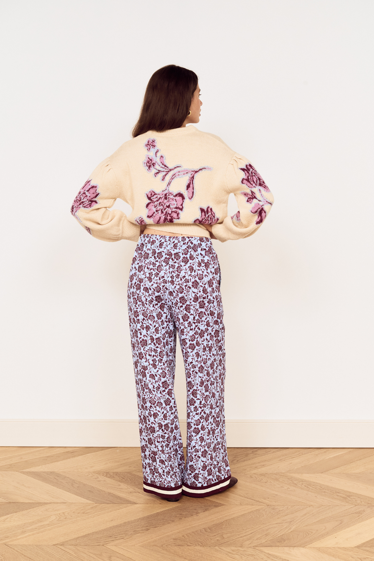 Romy Lilac Floral Pants