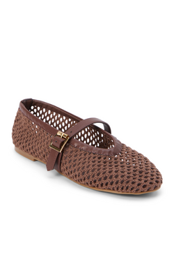 Nolita Chocolate Ballet Flat