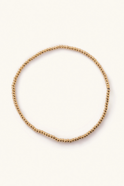 Small Gold Ball Bracelet