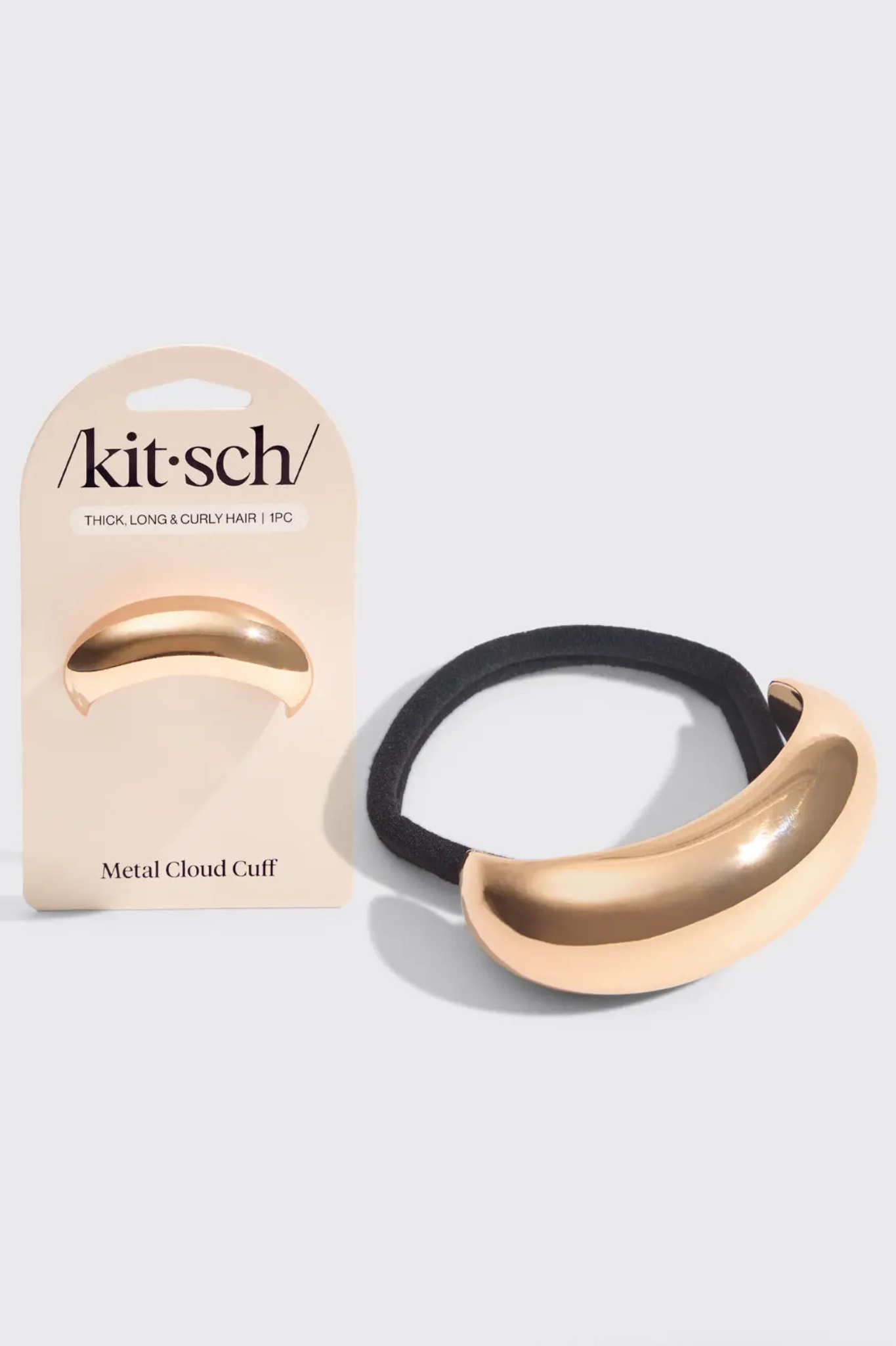 Large Gold Metal Cloud Cuff