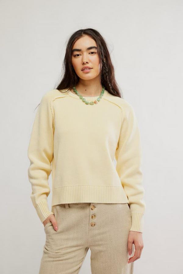 Spring Street Banana Cream Pullover