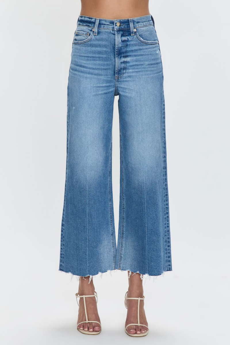 Lana Rhythm Vintage High Rise Wide Leg Crop