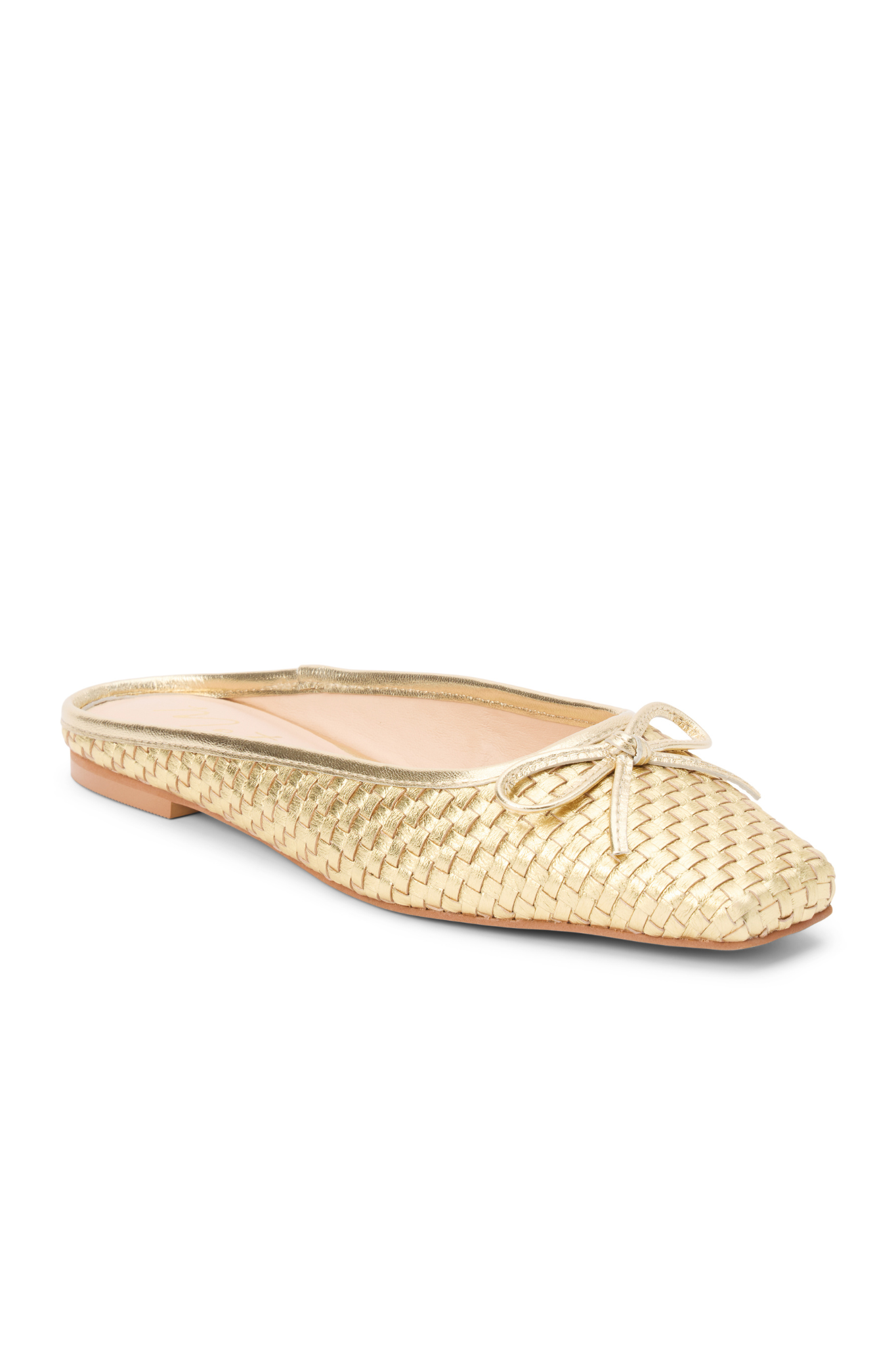 Remy Gold Woven Flat