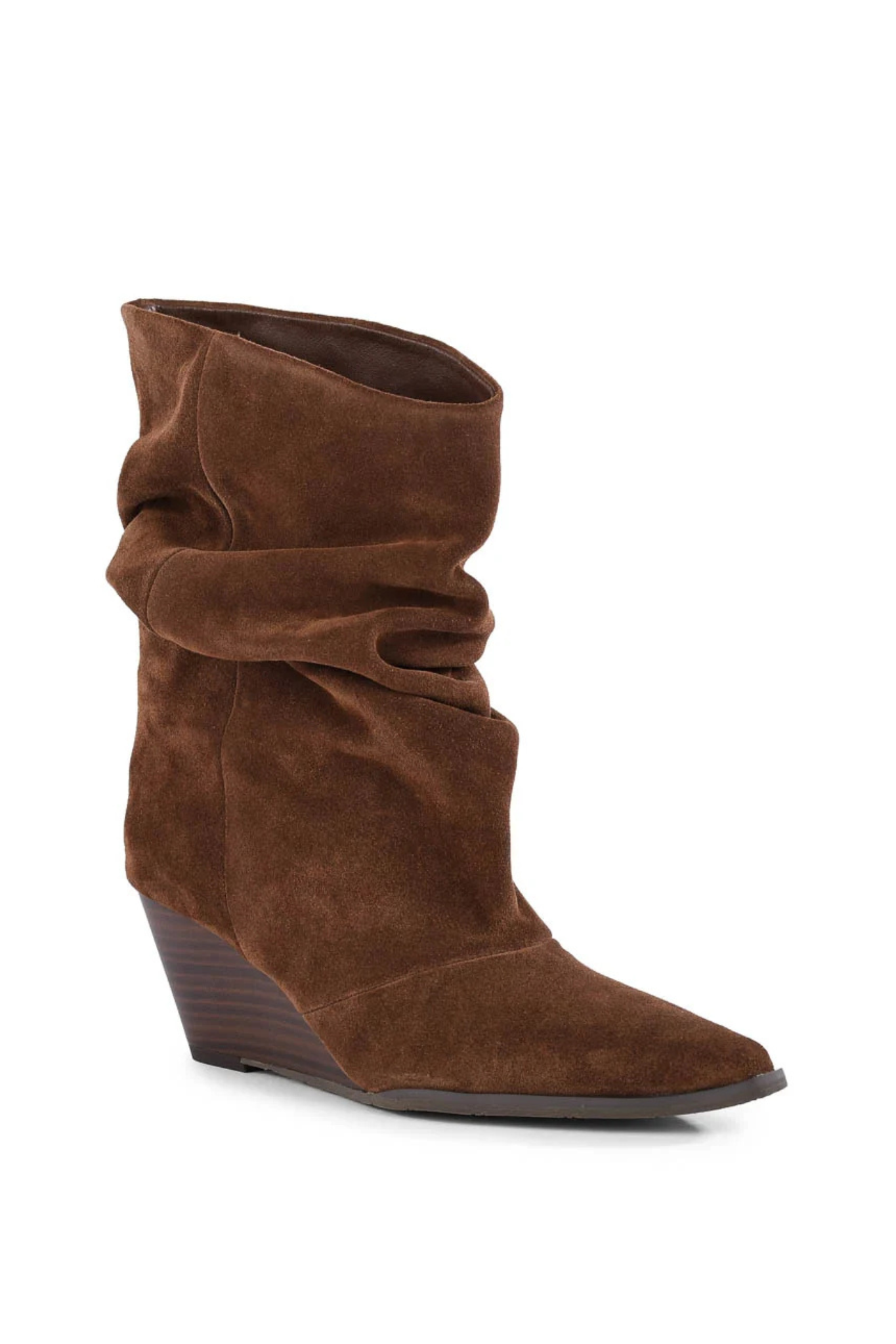 Getty Dark Brown Suede Boot