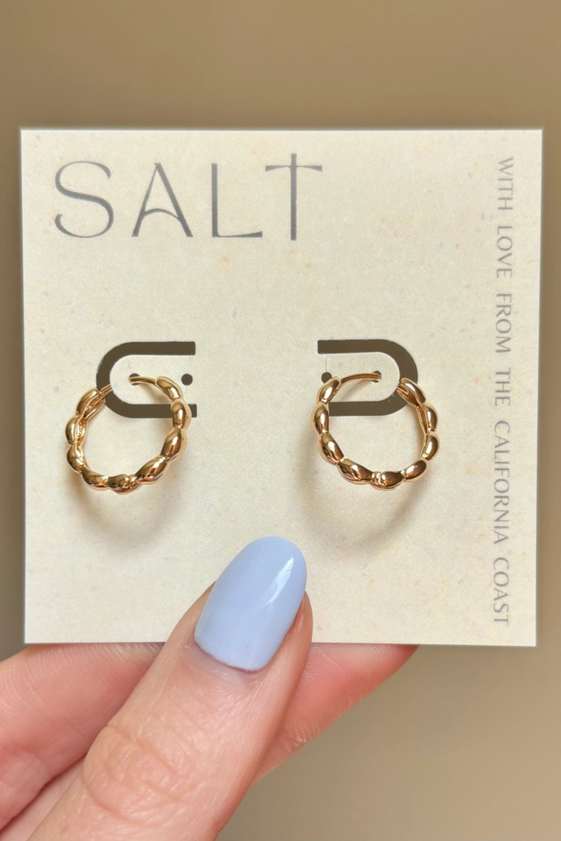 Wavy Hoop Earrings