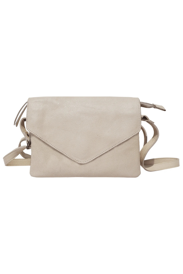 Harbor Oat Leather Crossbody Bag