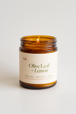Olive Leaf + Lemon Candle