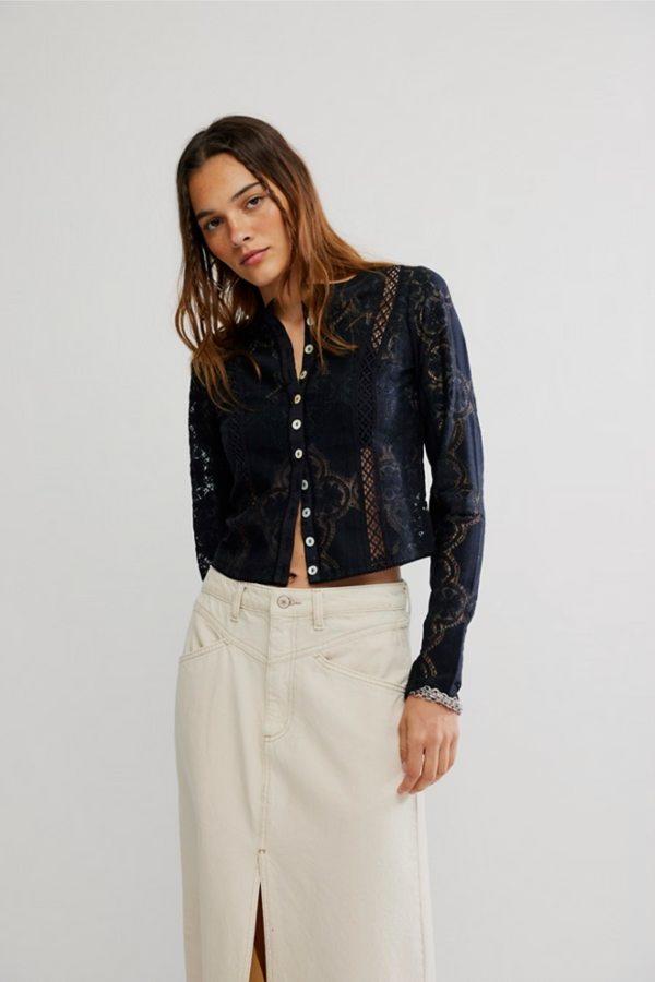 Jae Black Knit Top
