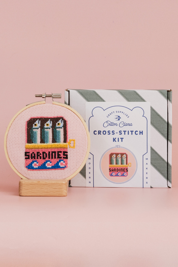 Sardines Cross Stitch Kit