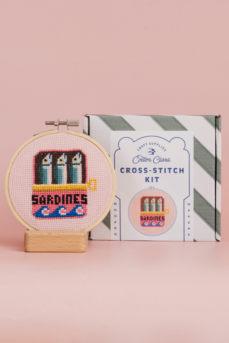 Sardines Cross Stitch Kit