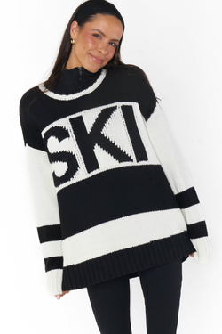 Ski In Sweater