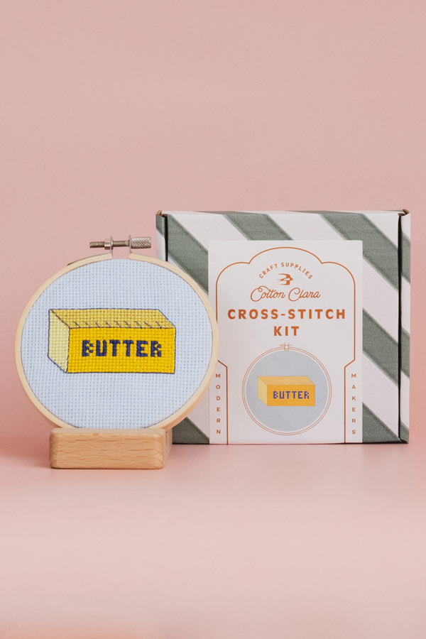 Butter Cross Stitch Kit