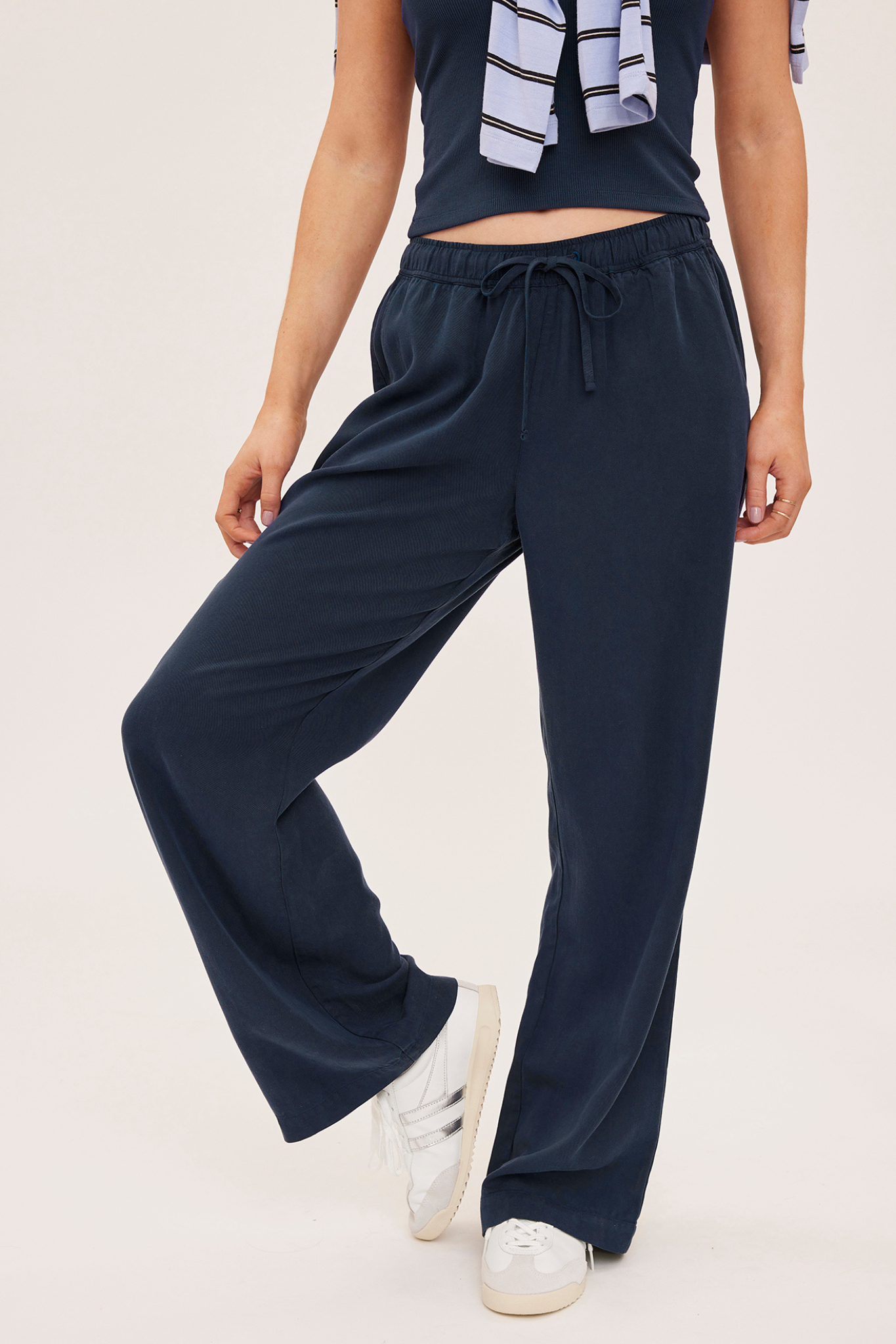Gabriel Washed Navy Pant