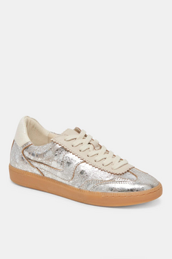 Notice Silver Leather Sneaker