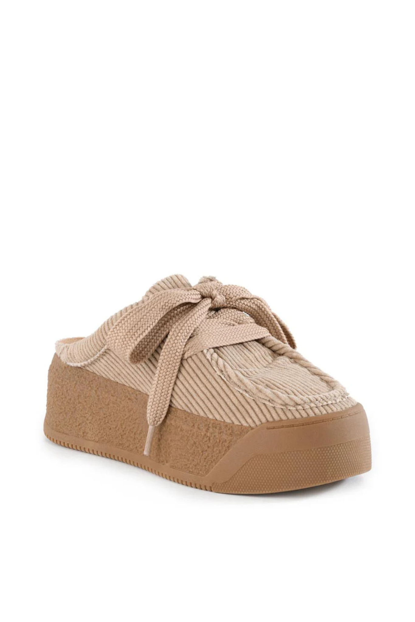 Evolution Sand Corduroy Platform Mule