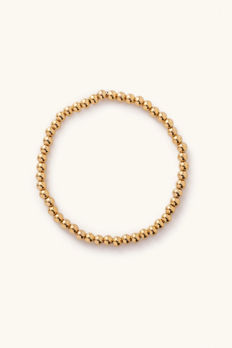 Medium Gold Ball Bracelet