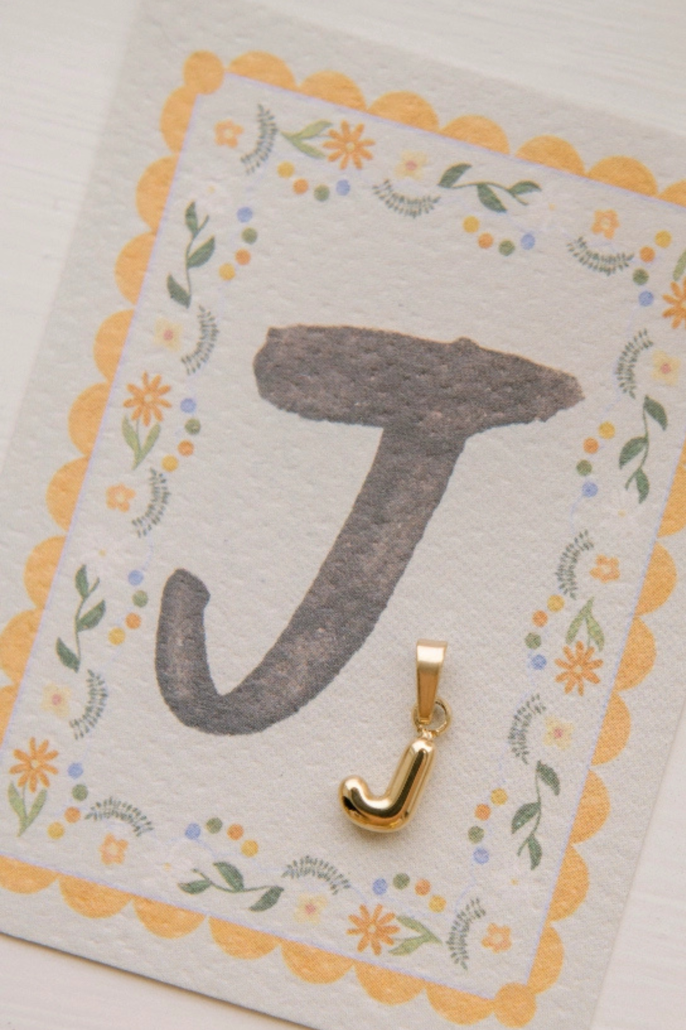 J - Letter Charm