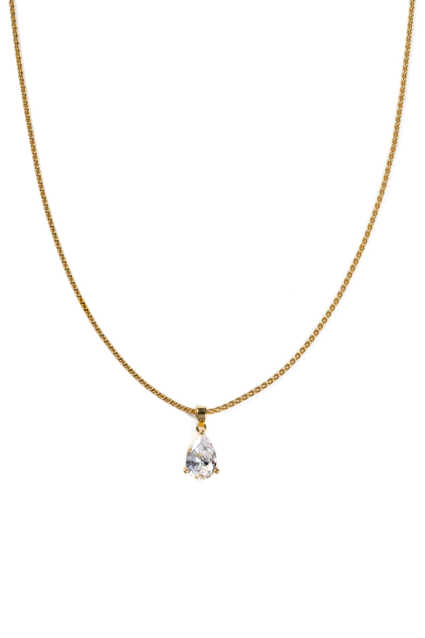 Pear Pendant Necklace