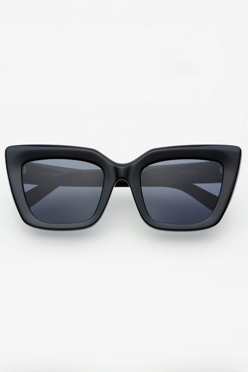 Portofino Black Acetate Sunglasses