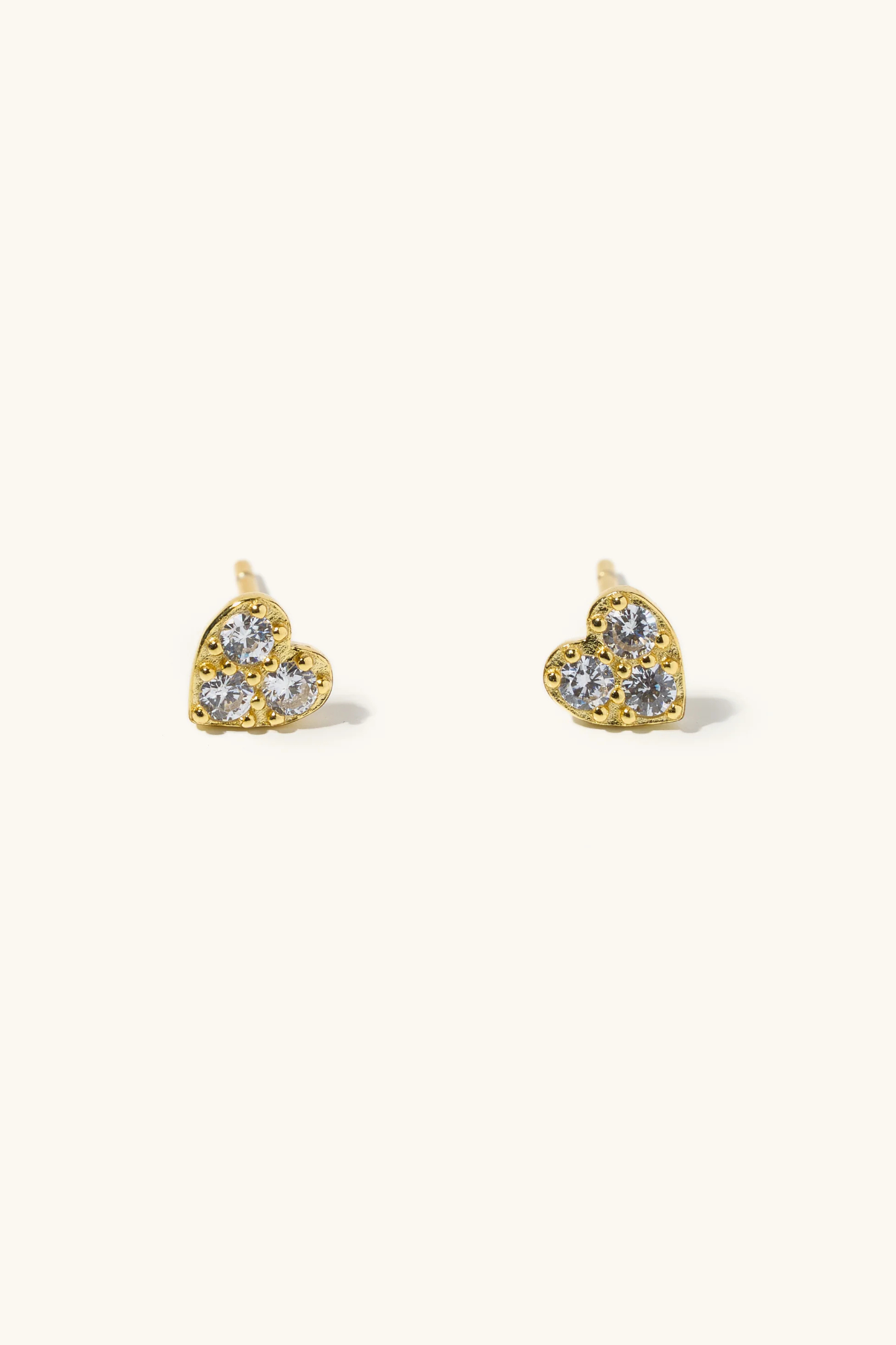 Crystal Mini Heart Studs
