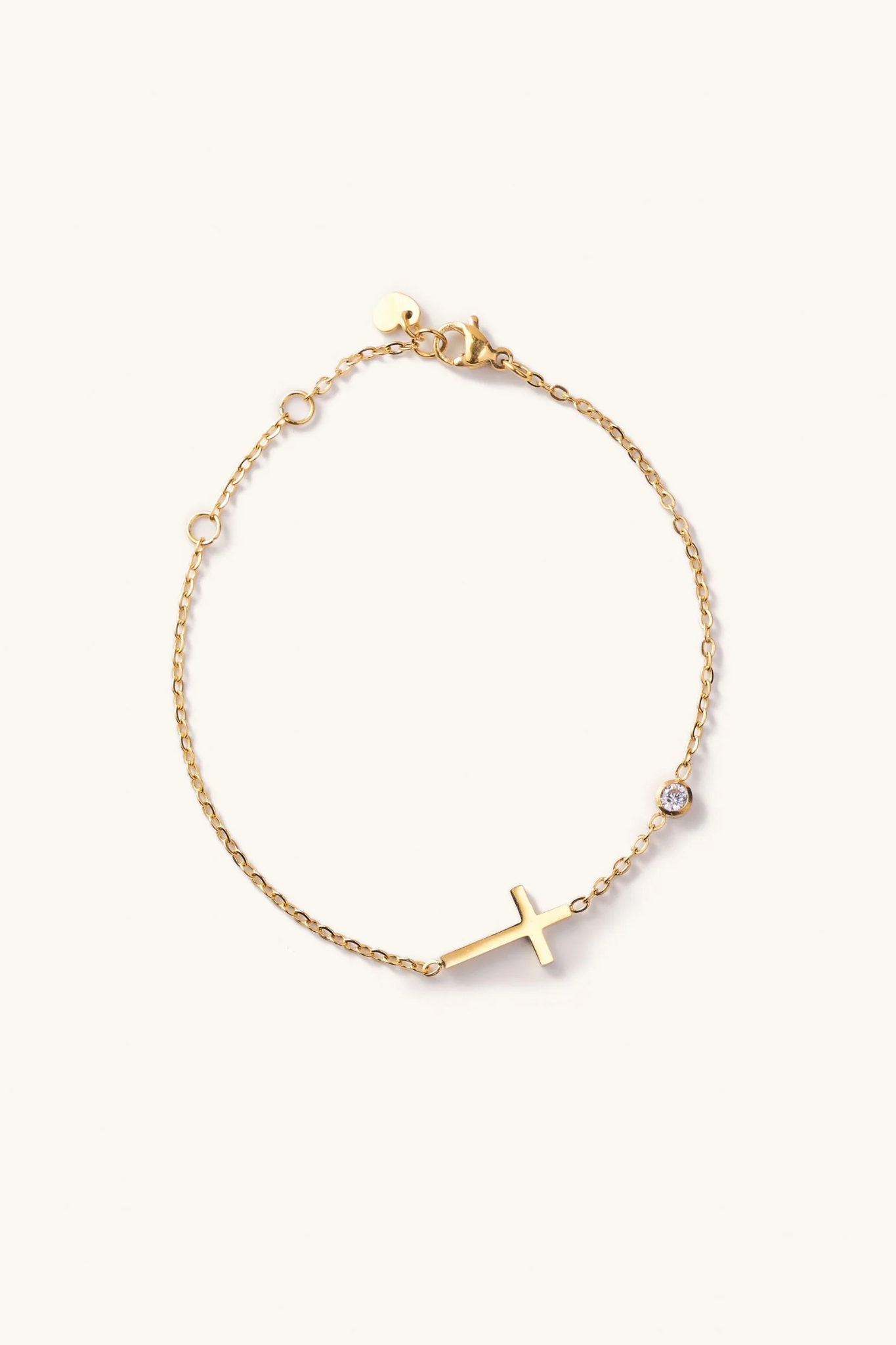 Martha Golden Cross Bracelet