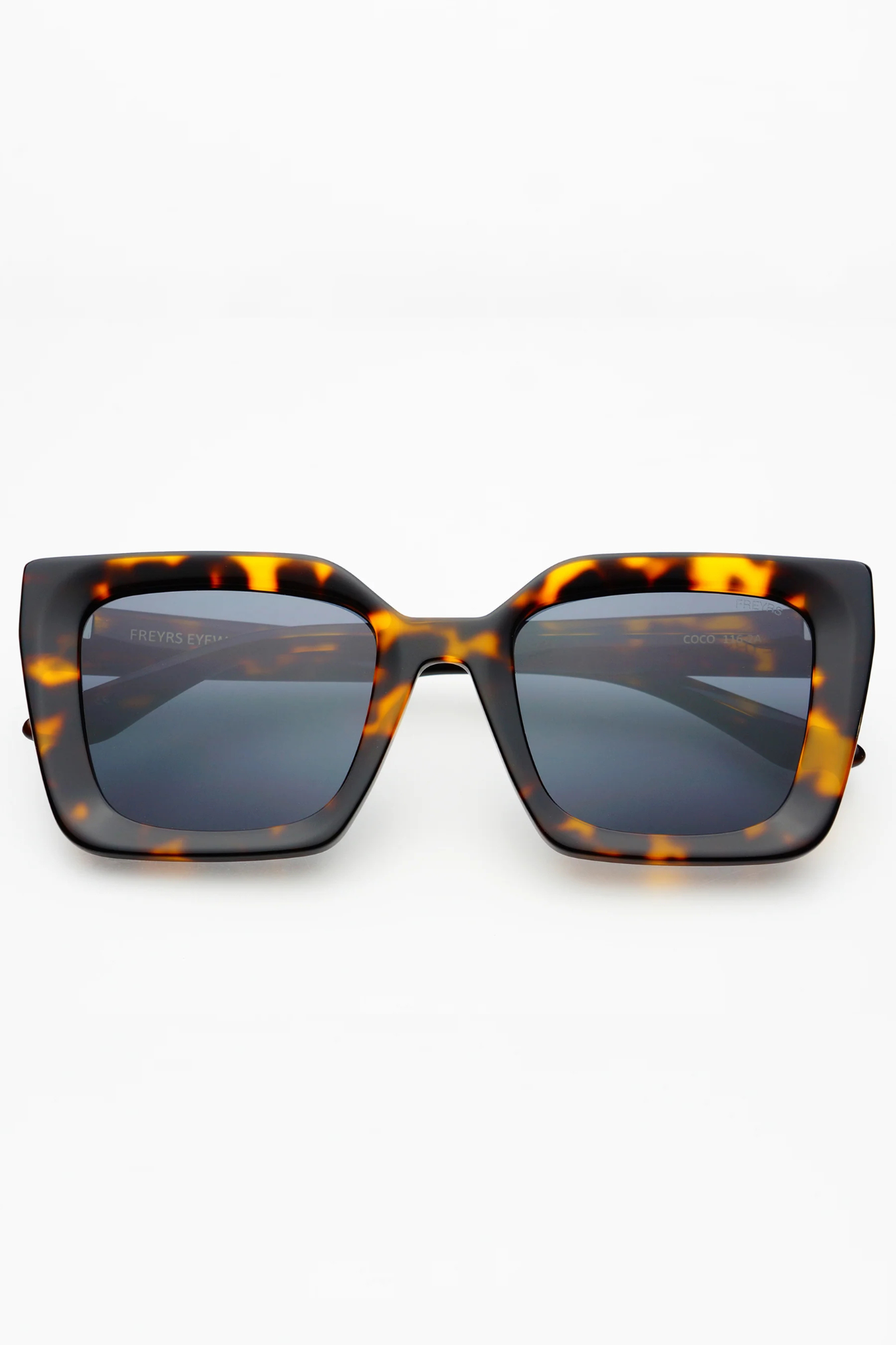Coco Tortoise/Gray Acetate Sunglasses