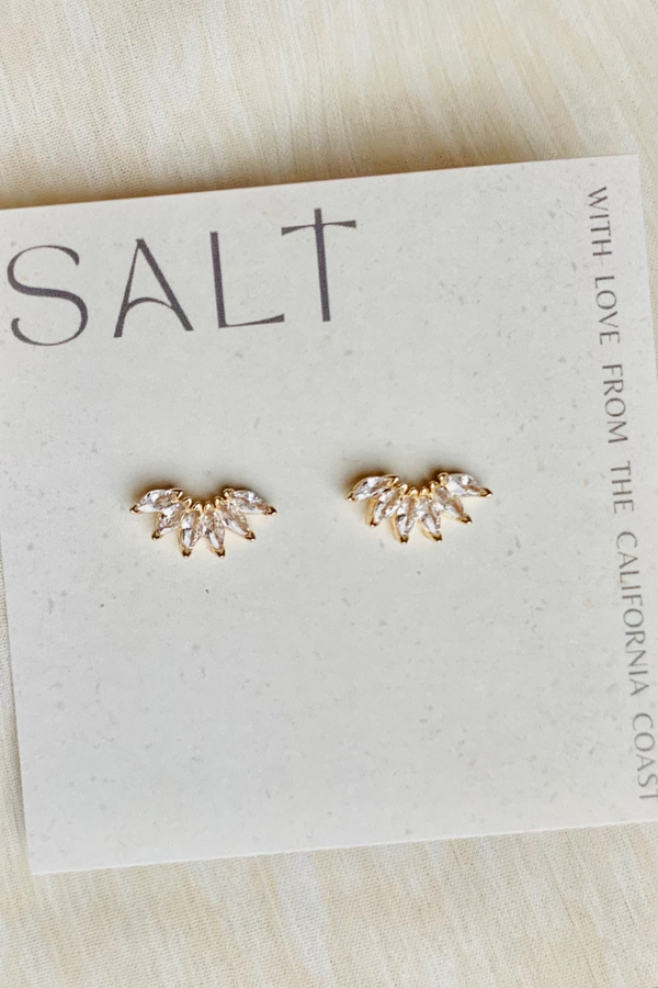 Fan Girl Crystal Stud Earrings