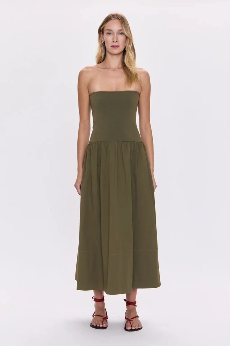 Mavo Rich Olive Dress