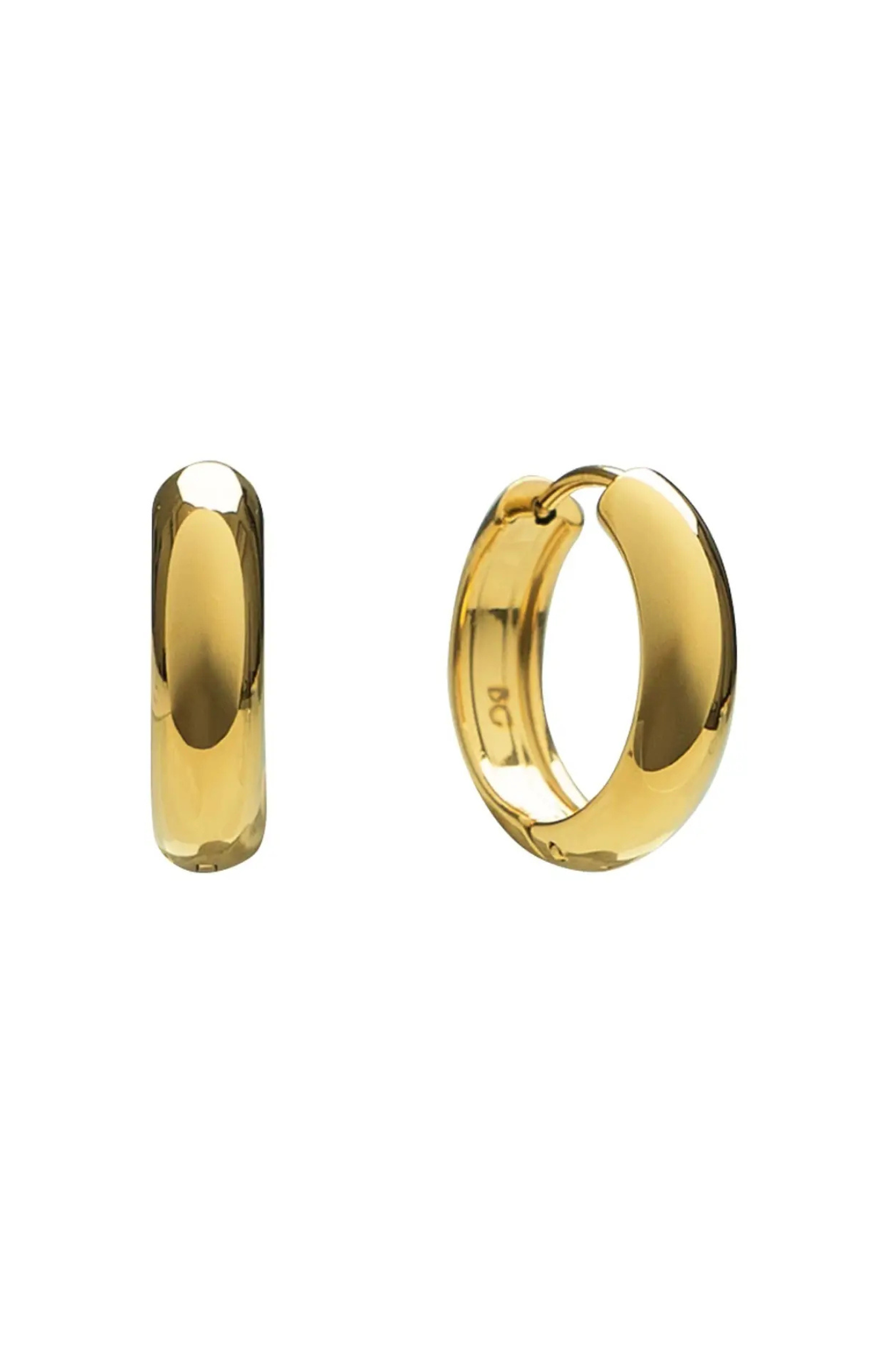 Yellow Gold Everyday Hoops