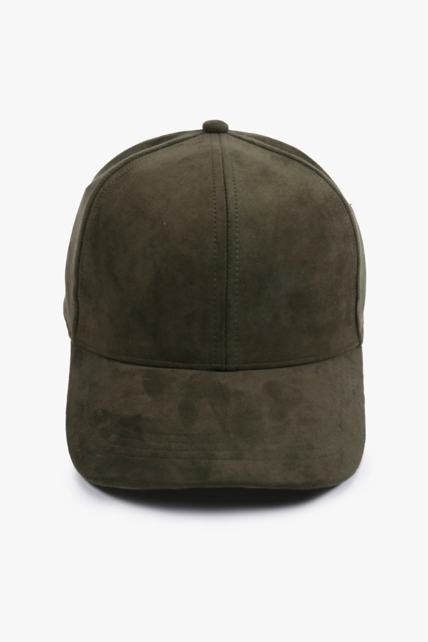 Olive Suede Ball Cap