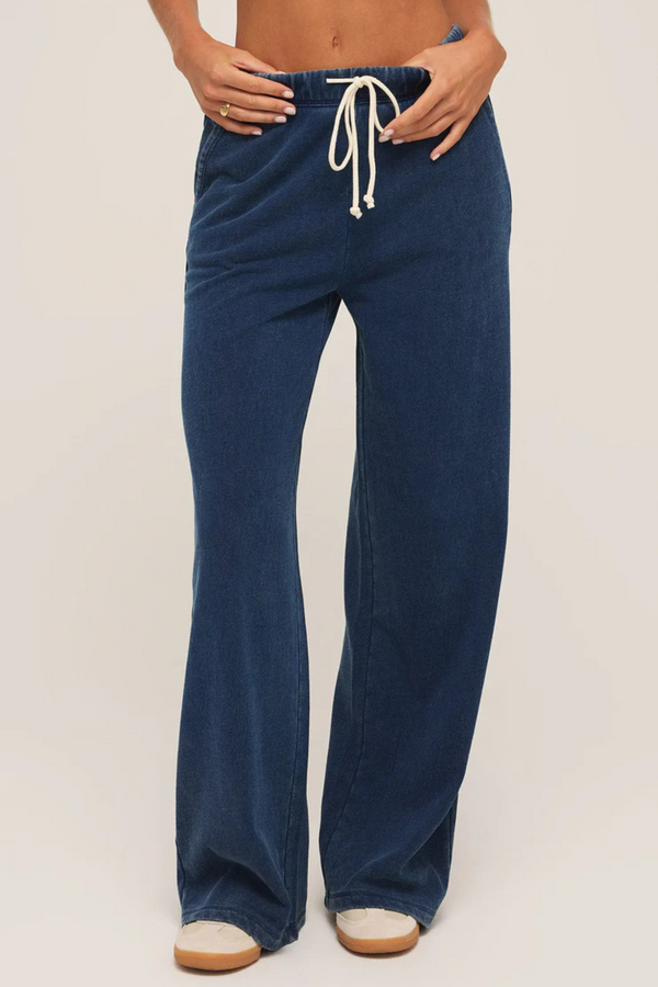 Hunter Indigo Denim Knit Pant