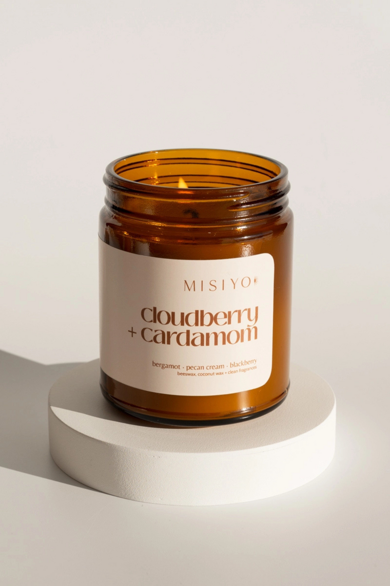 Cloudberry + Cardamom Candle Jar