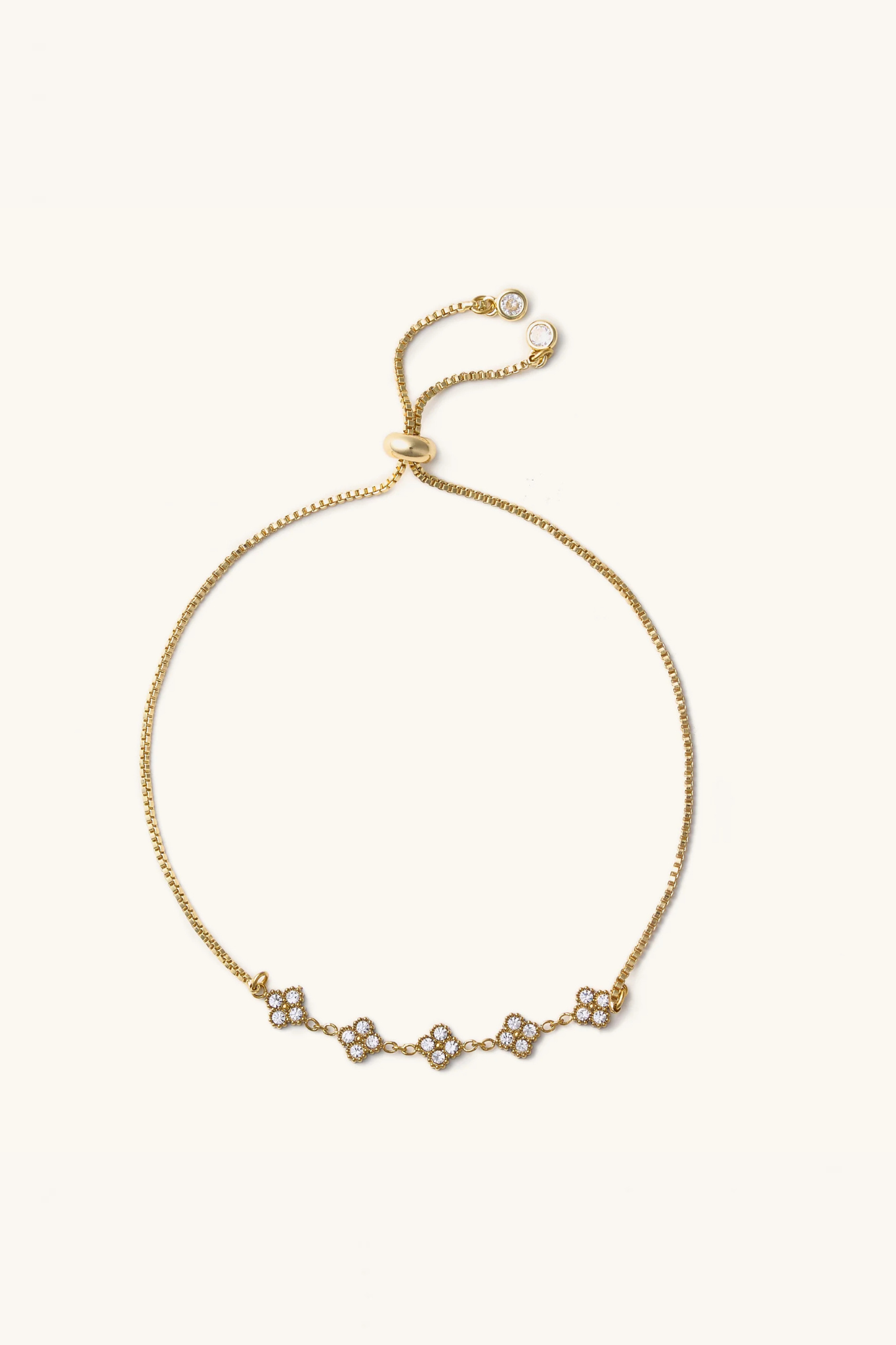 Jessica Crystal Slider Bracelet