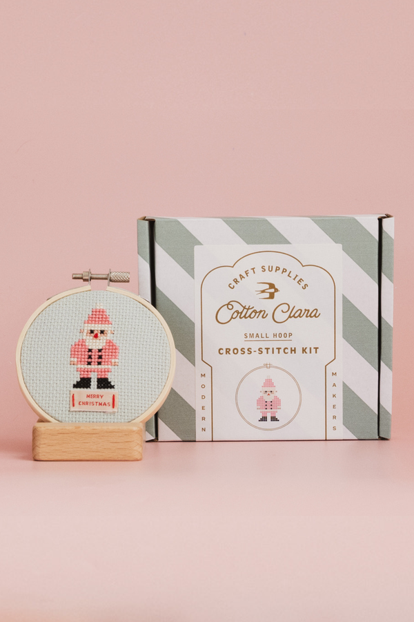 Christmas Santa Cross Stitch Kit