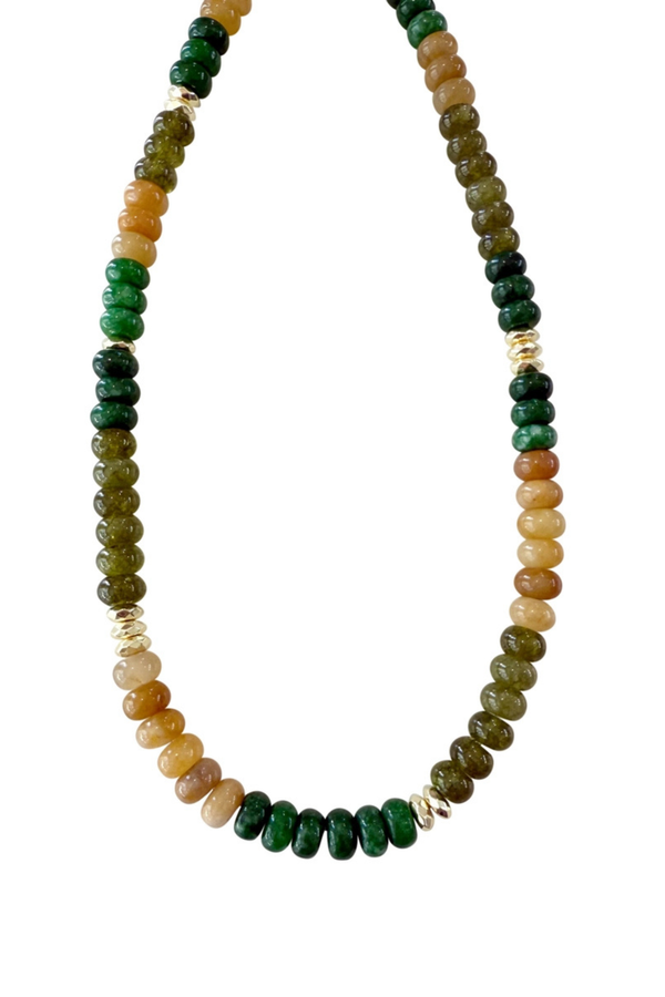 Kerry Green Mix Beaded Necklace