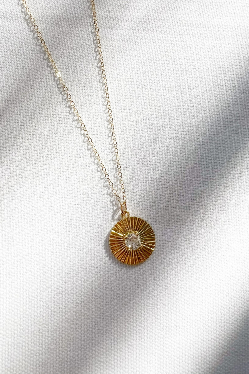 Sunburst Pendant Necklace