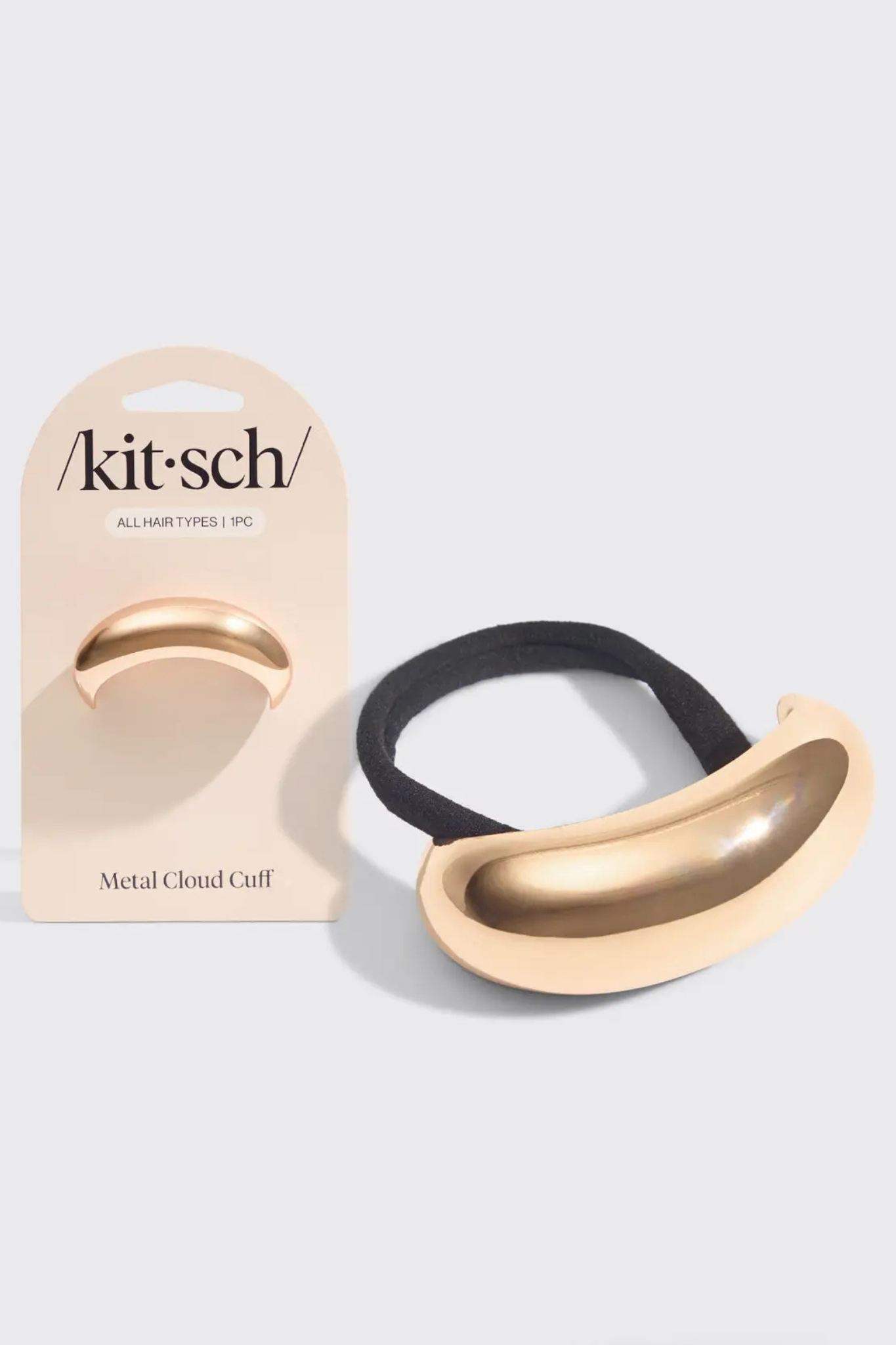 Medium Gold Metal Cloud Cuff