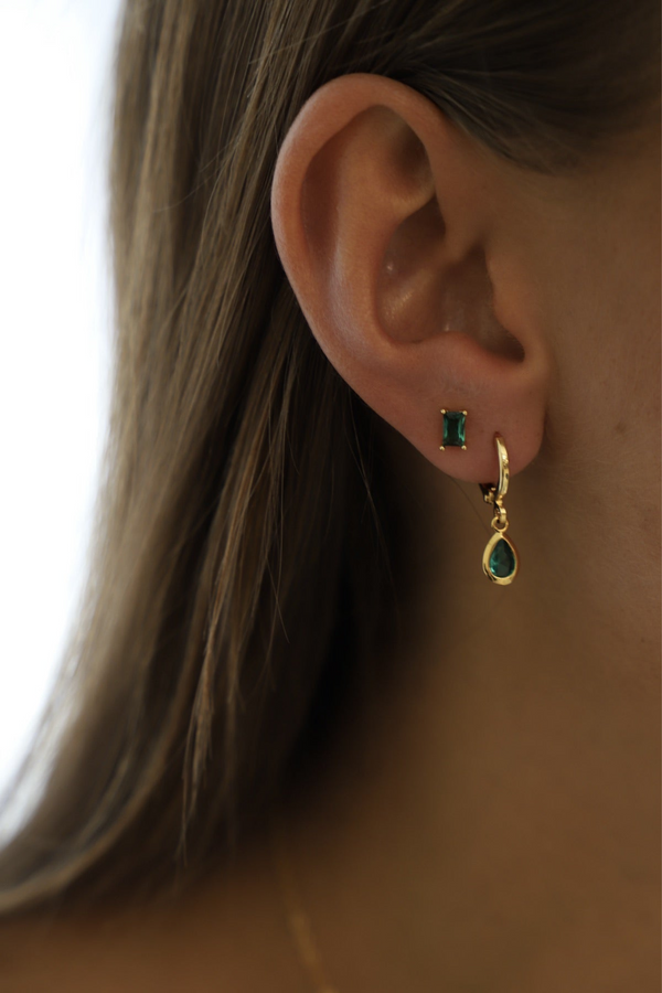 Miniature Emerald Huggies
