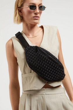 Aim High Black Belt Bag